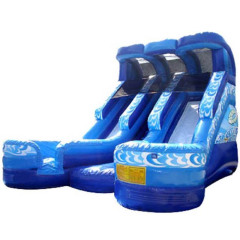 18ft Dual Lane Wave Waterslide