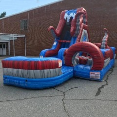 Kraken Octopus Obstacle Water Slide