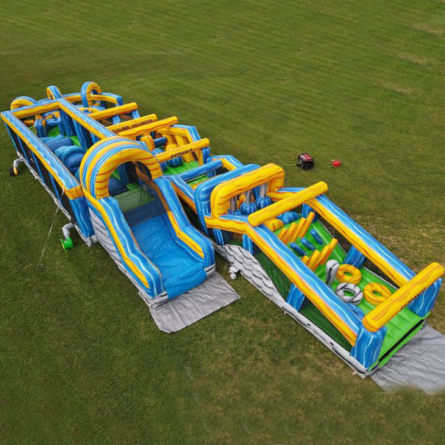Giant Marble U-Turn Obstacle Race