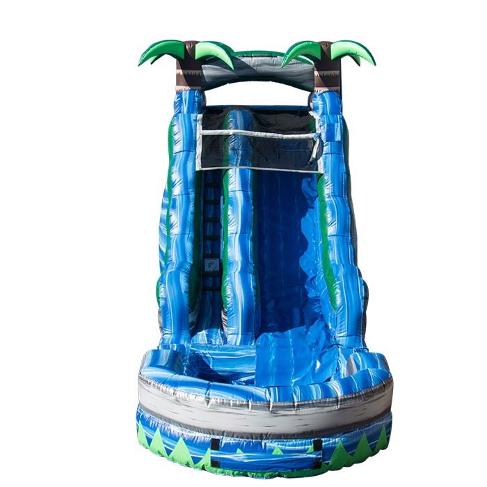 15ft Tropical Blue Marble Slide