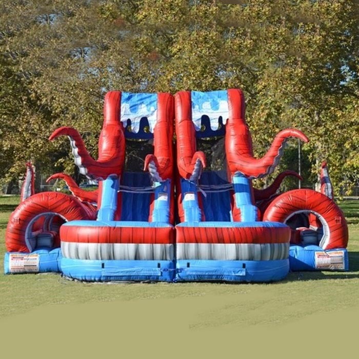Kraken Octopus Obstacle Water Slide
