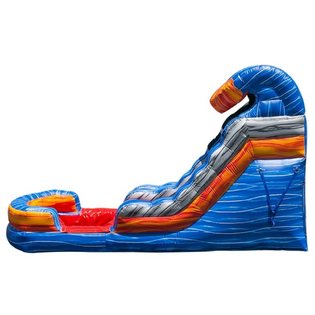 13ft Fireblast Tsunami Marble Slide