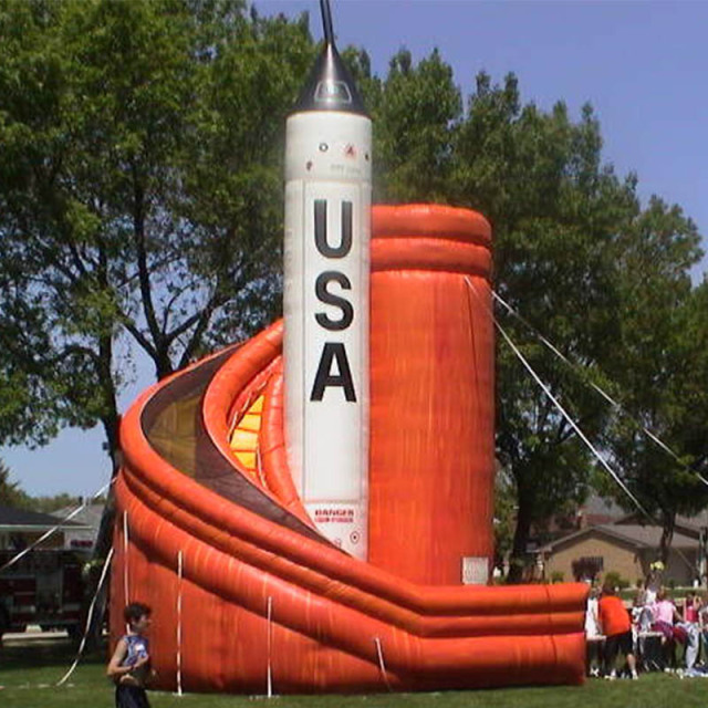 USA Space Rocket Slide