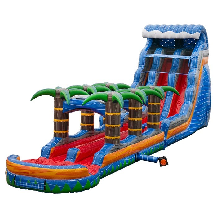 22Ft Tropical Fireblast Tsunami Waterslide