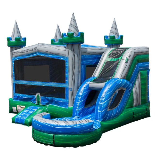 Modular Green Gray Marble Castle