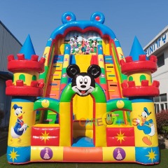 Giant Mickey Castle Slide