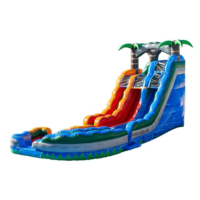 20ft Tropical Blend Twister Slide