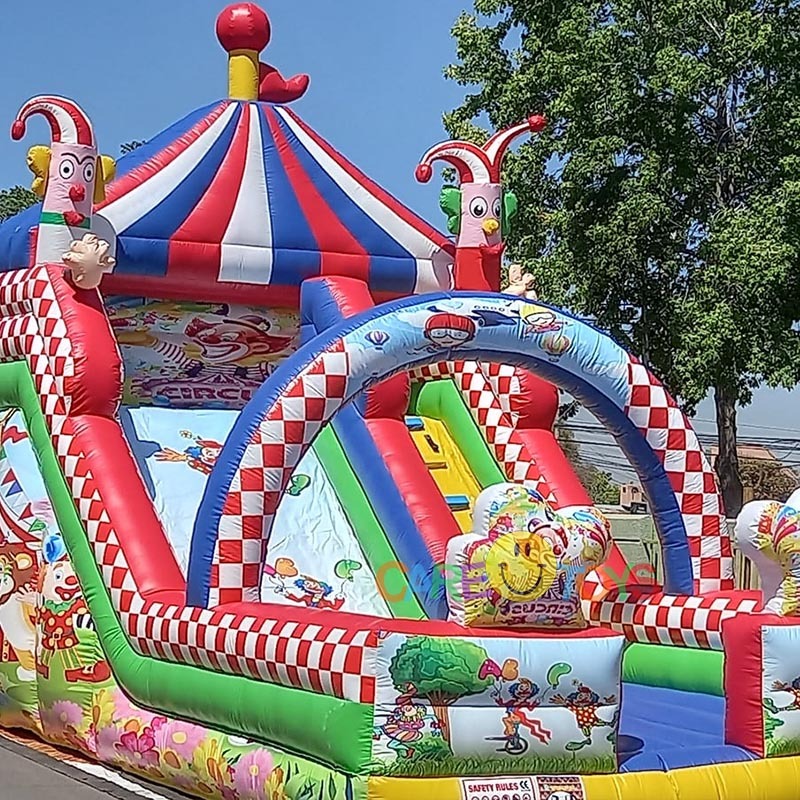 Mini Circus Bouncy Slide