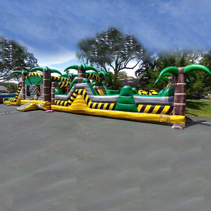 Toxic Jungle Moonwalk Obstacle