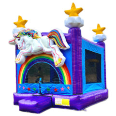 Rainbow Unicorn Air Bouncer