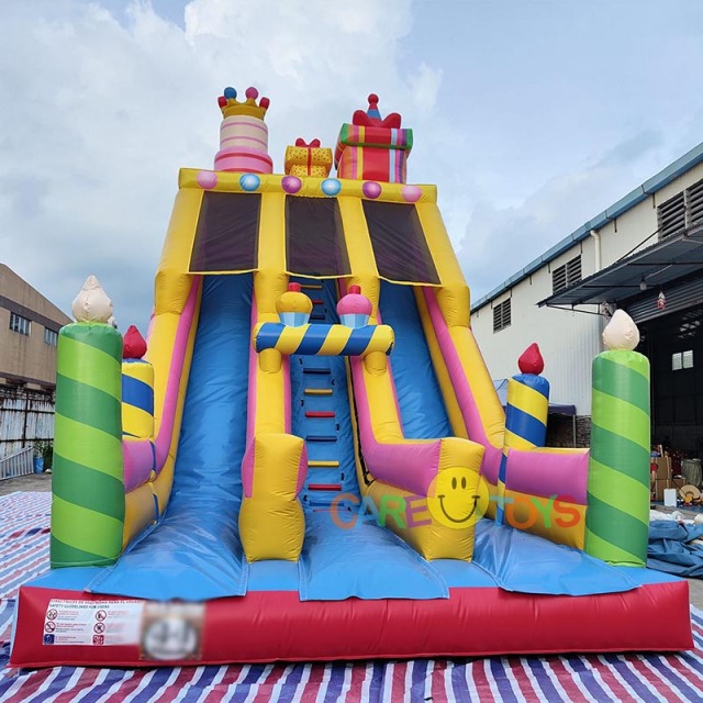 31ft Tall Birthday Gift Slide
