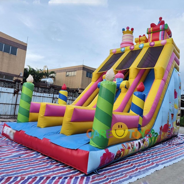 31ft Tall Birthday Gift Slide