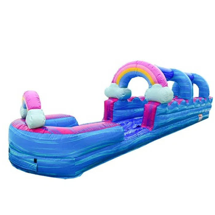Rainbow Cloud Slip Water Slide