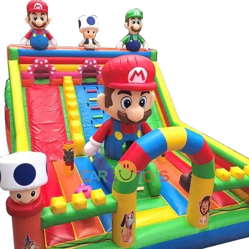 Mario Inflatable Structure Super Mario Big Slide Playground