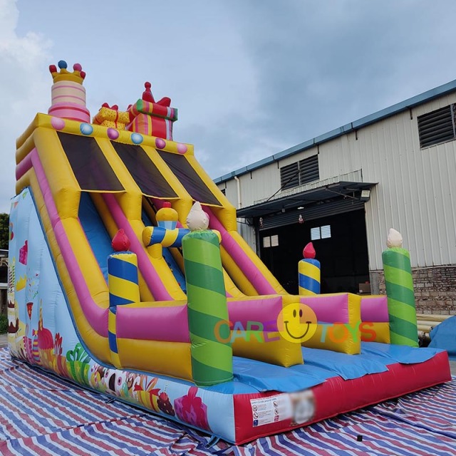 31ft Tall Birthday Gift Slide