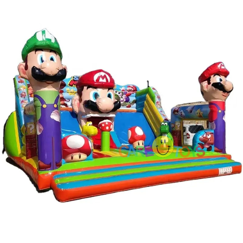 Mario Inflatable Structure 3D Super Mario Bounce Playground