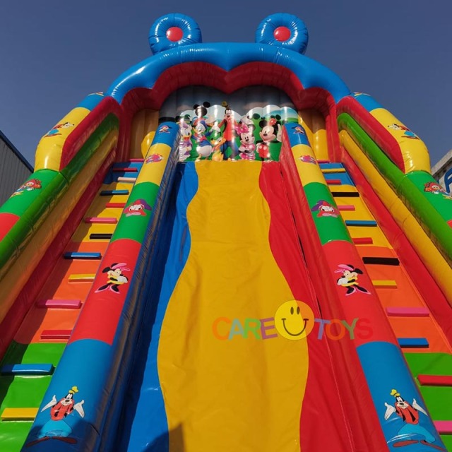 Giant Mickey Castle Slide