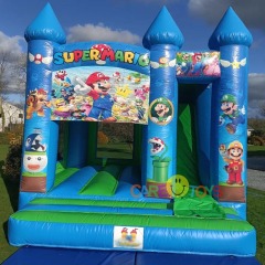 Super Mario Jumping Castle With Slide