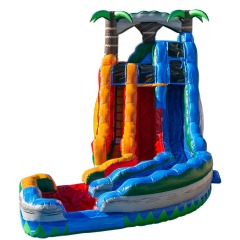 20ft Tropical Blend Twister Slide