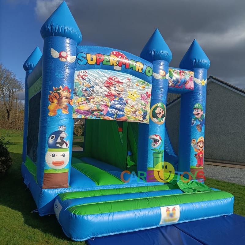 Super Mario Jumping Castle With Slide