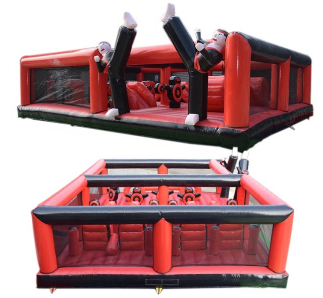 Custom 10*8m Ninja Martial Art Bounce Playground