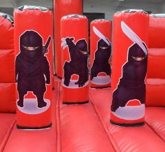 Custom 10*8m Ninja Martial Art Bounce Playground