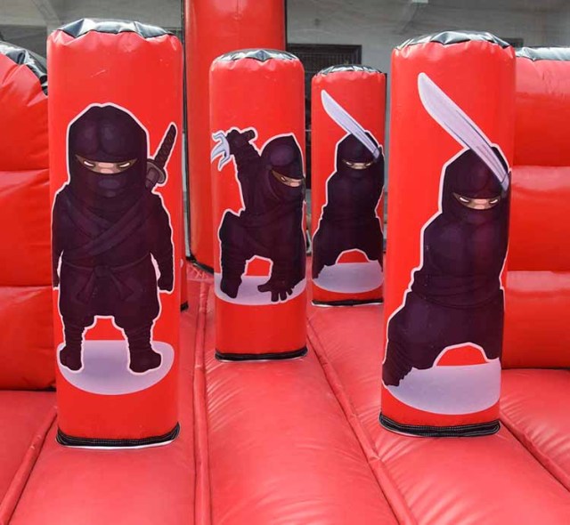 Custom 10*8m Ninja Martial Art Bounce Playground