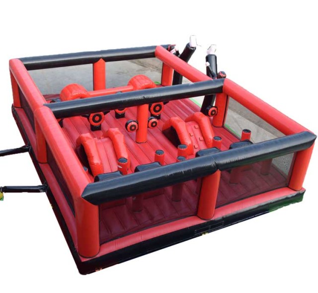 Custom 10*8m Ninja Martial Art Bounce Playground