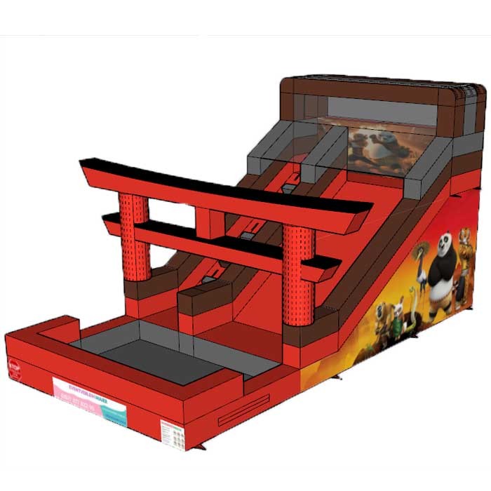 15ft Kung Fu Panda Waterslide