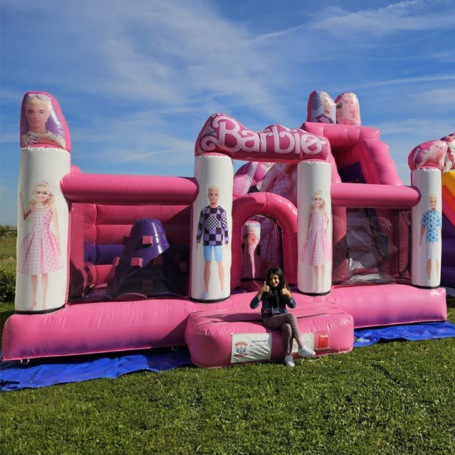 Pink Barbie Kids Playland
