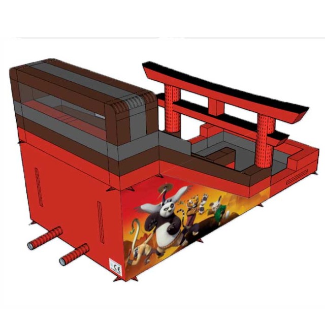 15ft Kung Fu Panda Waterslide