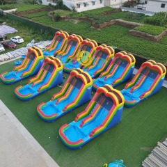 14ft Backyard Rainbow Waterslide