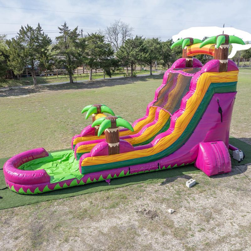 18ft Magenta Water Slide