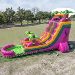 18ft Magenta Water Slide