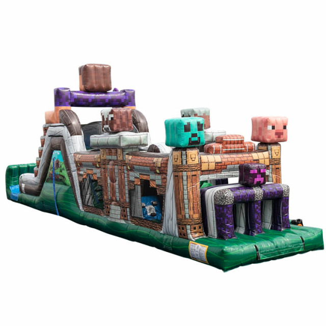 Mining Mania MineCaraft Obstacle Challenge