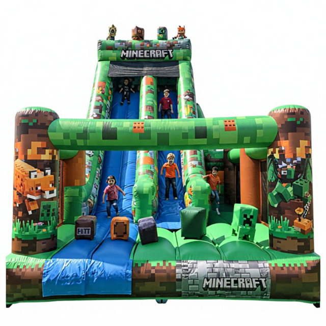 Minecraft Jumping Castle Slide