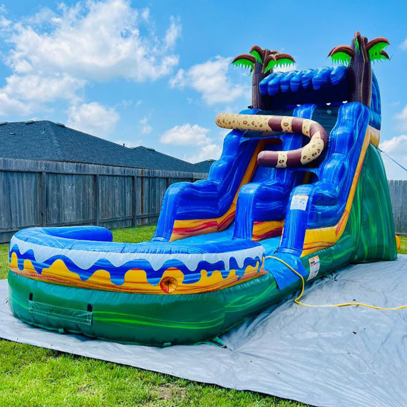 15ft Hidde Jaguar Water Slide