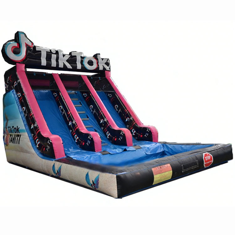 Dual Lane Tiktok Waterslide
