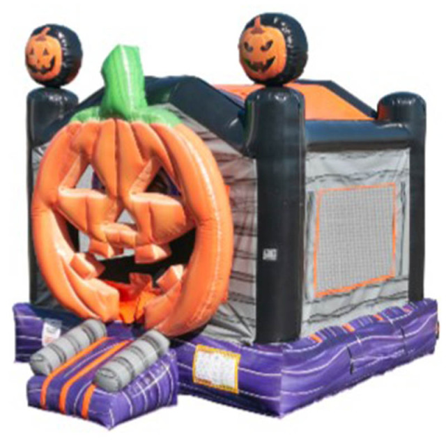 13x13ft Pumpkin Moonwalk