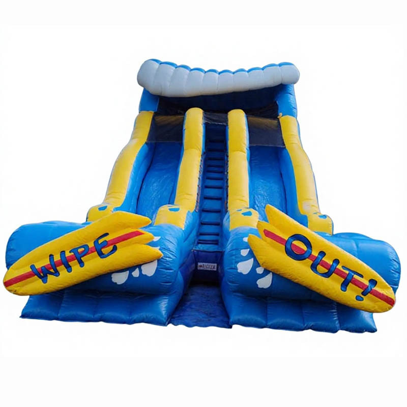 Dual Lane Wipe Out Waterslide