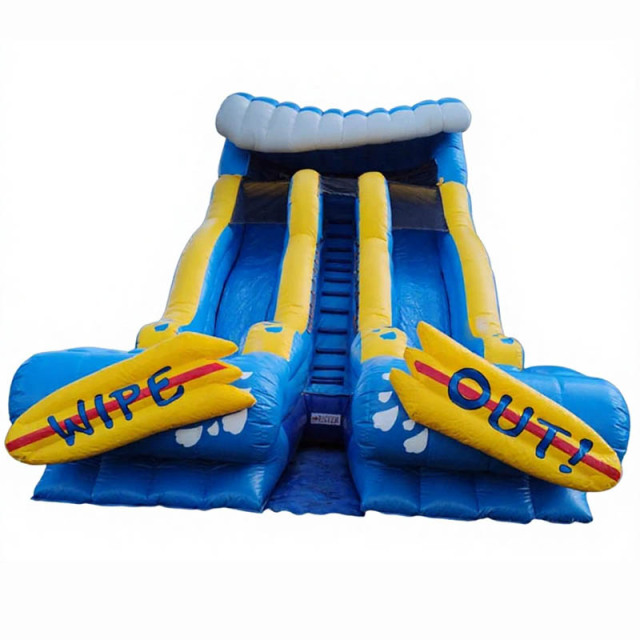 Dual Lane Wipe Out Waterslide