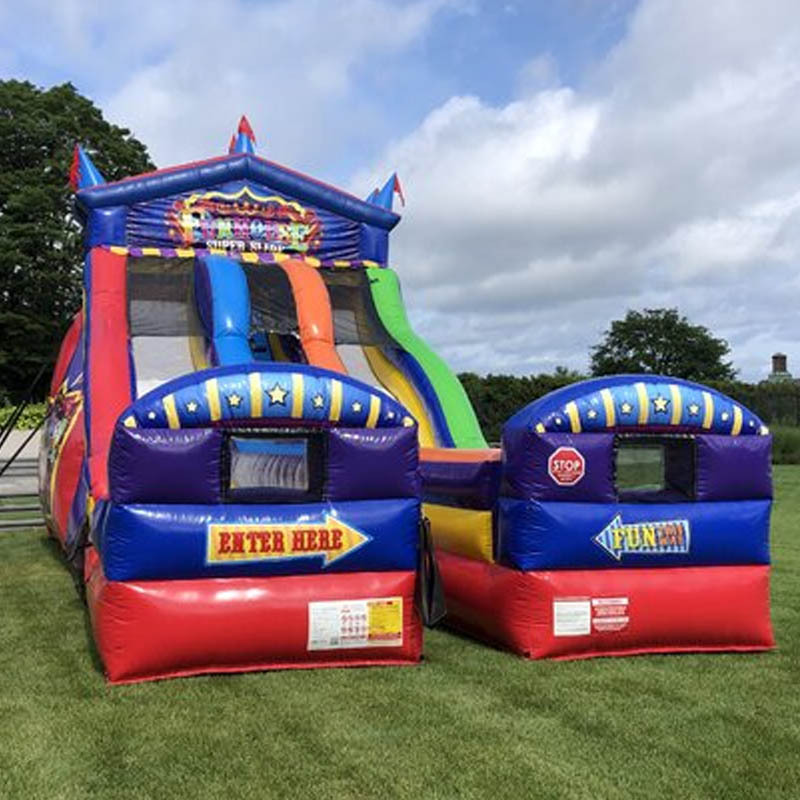Fun House Dual Lane Waterslide