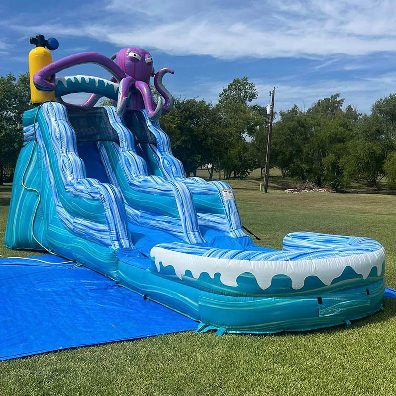 15ft Deep Sea Octopus Waterslide