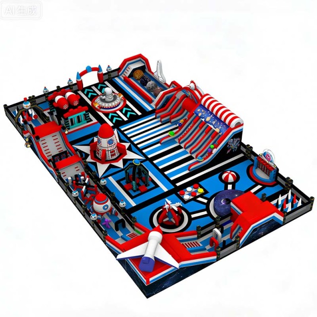 38*22m Space Theme Bounce Park