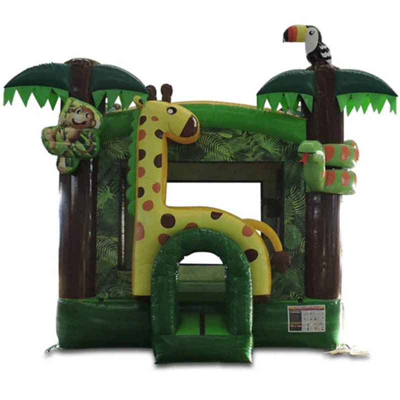 Rainforest Animal Kingdom Bouncy House