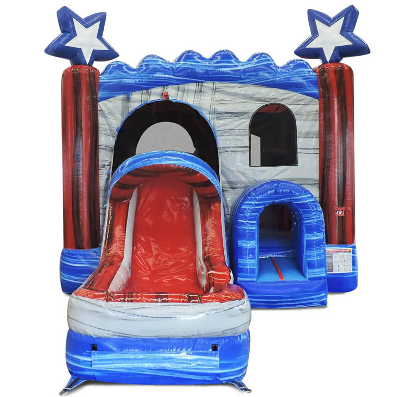 Patriotic Stars Front Bounce Slide Combo