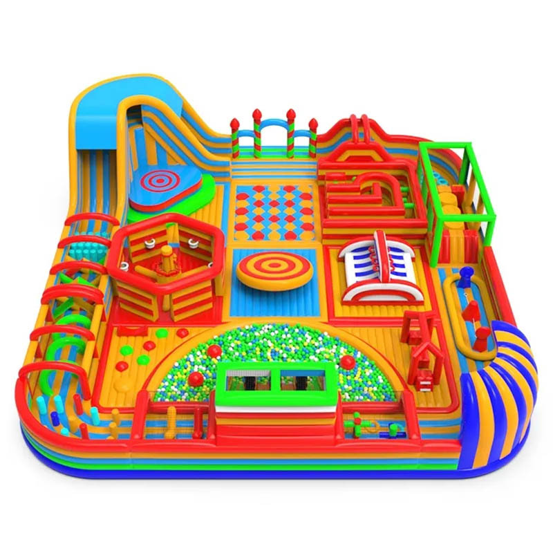 30x30m Mega Inflatable Fun City Playground