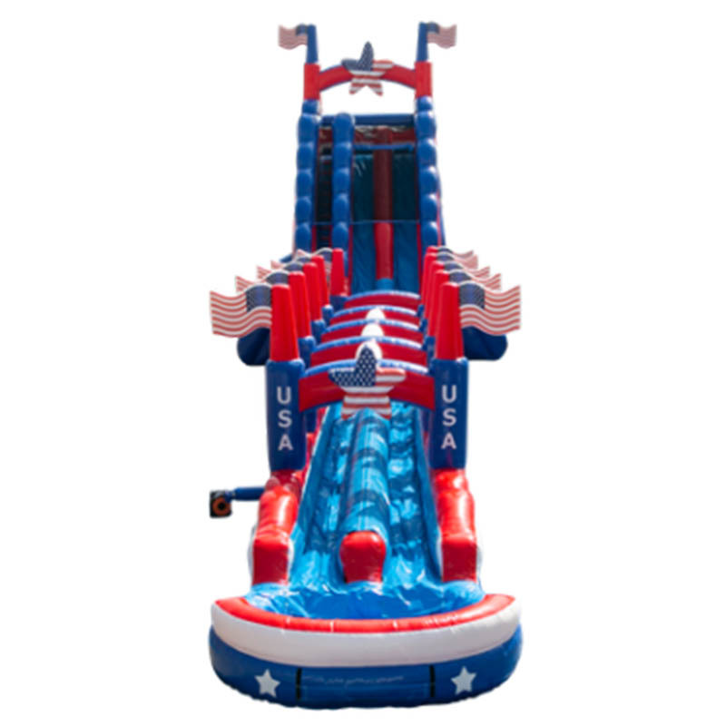 35ft Tall USA Stars and Stripes Giant Water Slide