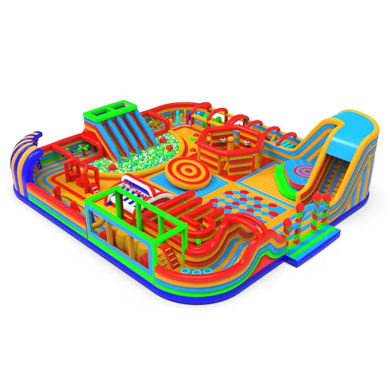 30x30m Mega Inflatable Fun City Playground