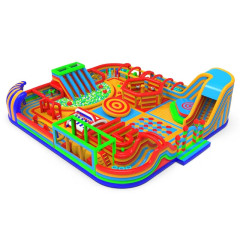 30x30m Mega Inflatable Fun City Playground
